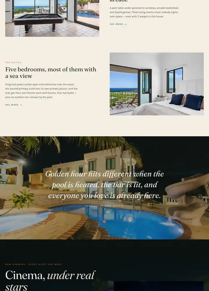 Casa Nakhla website, part 3 of 6