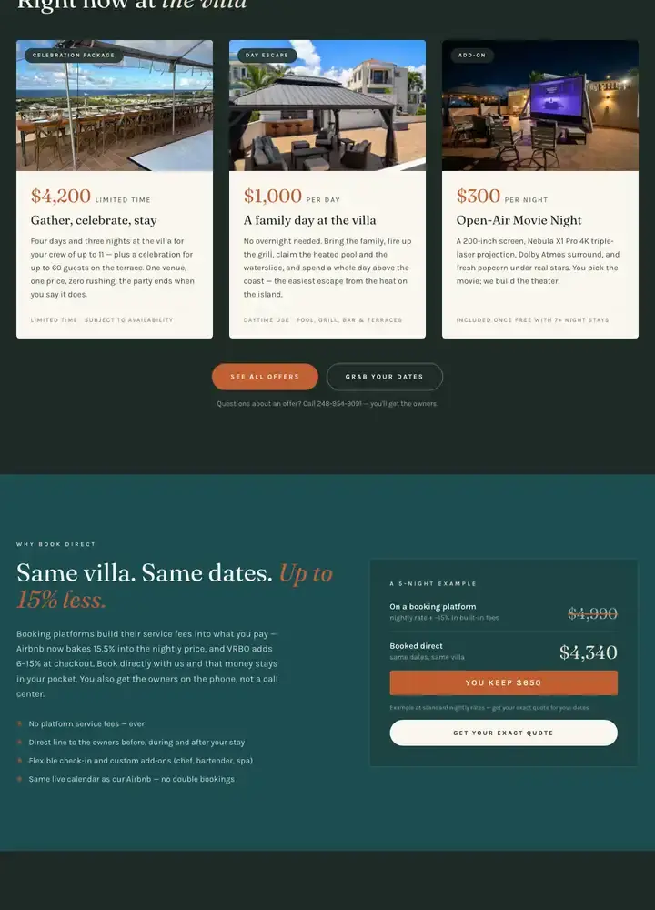 Casa Nakhla website, part 5 of 6
